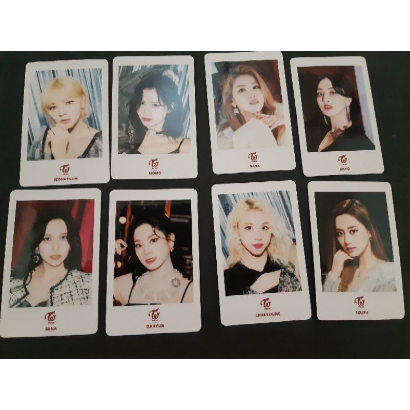 twice japan official photocard/polaroid