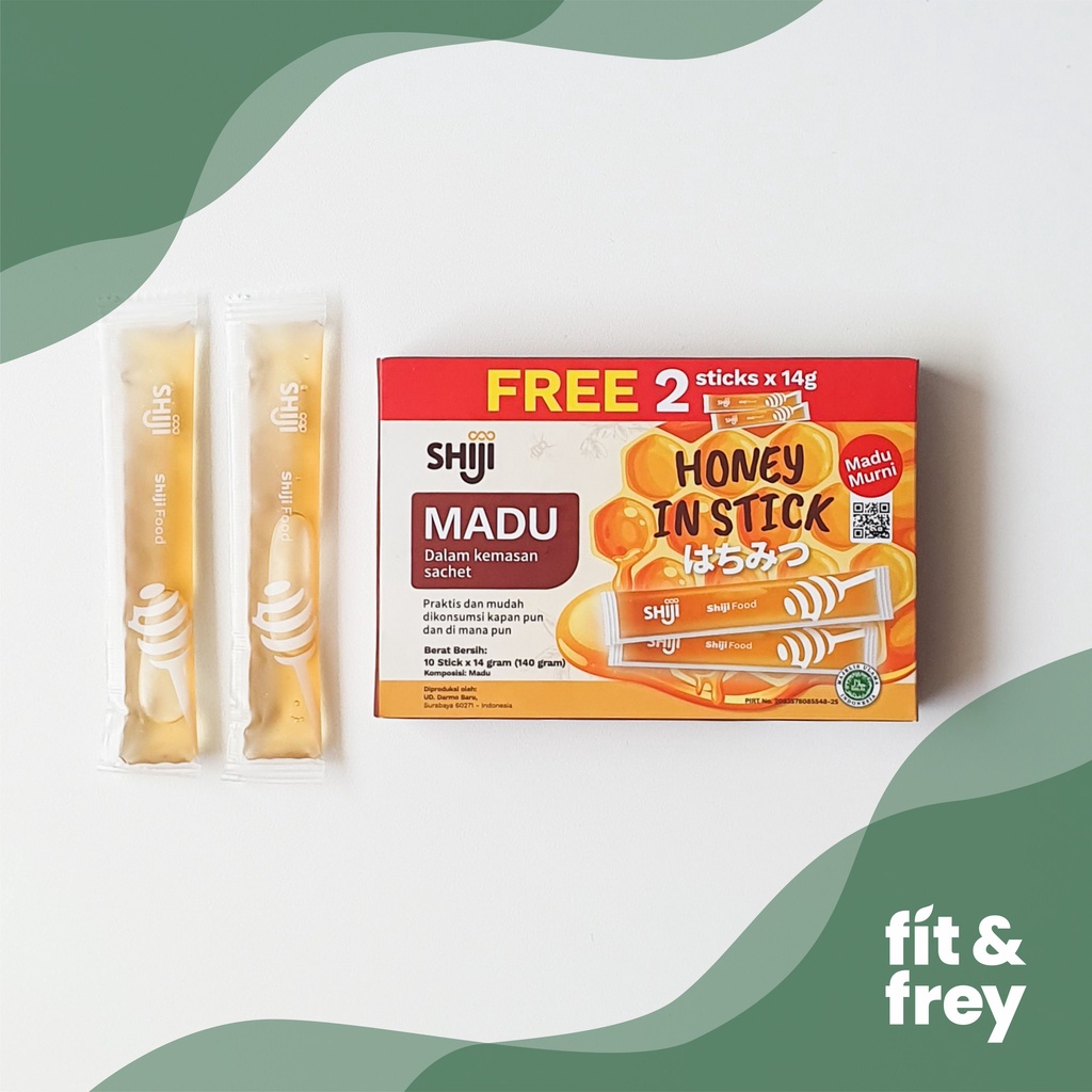 SHIJI Madu Sachet 140g - Honey In Stick - Madu Asli Murni - Halal