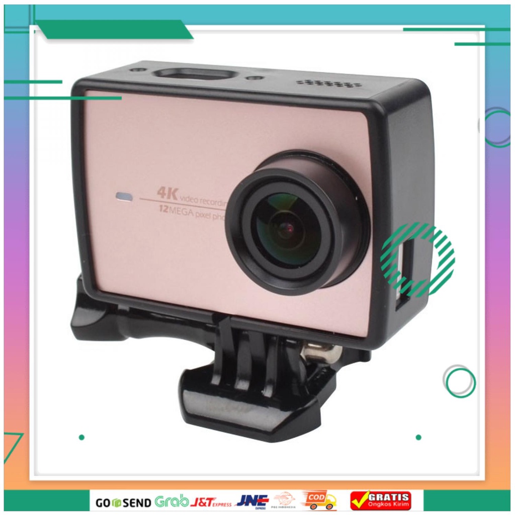 (BISA COD) FTIHSHPPlastic Protective Side Frame Case for  Yi 2 4K - A224