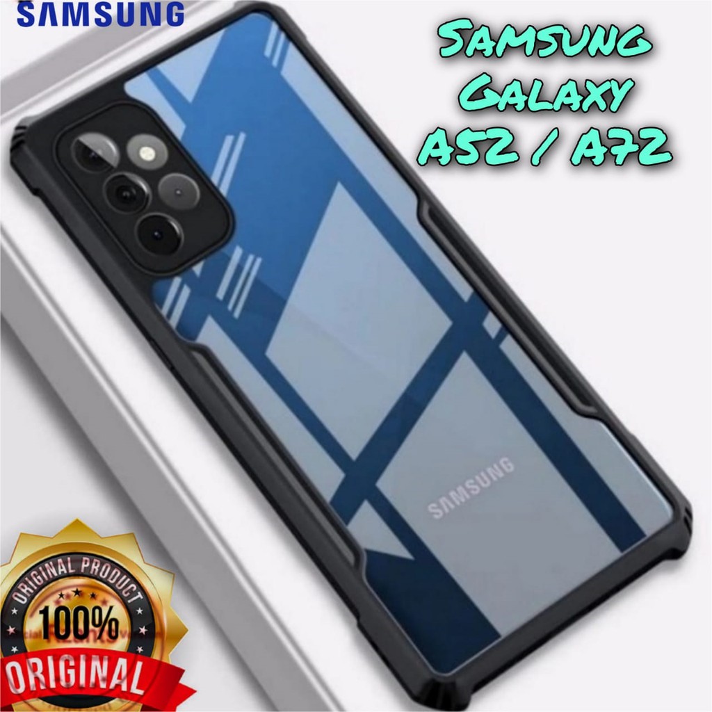 PROMO Case Samsung Galaxy A52 / A72 Terbaru Hard Case Armor Tranparan Handphone
