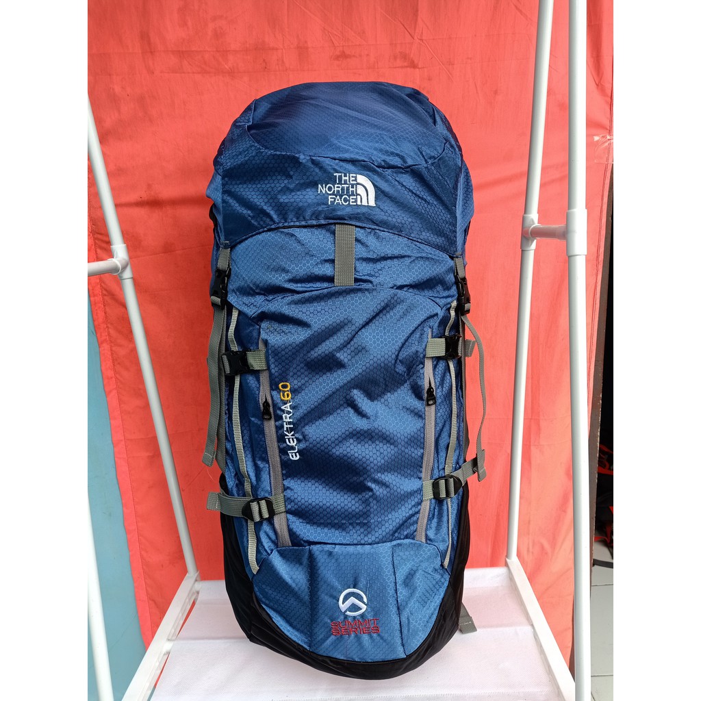 TAS GUNUNG TNF ELEKTRA 60L LOKAL NAVY / TAS CARRIER / TAS CAMPING