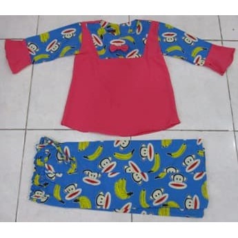 Setelan Baju Anak Cewe Karakter/Setelan Anak SD kelas 1-2 Size S M L Lucu