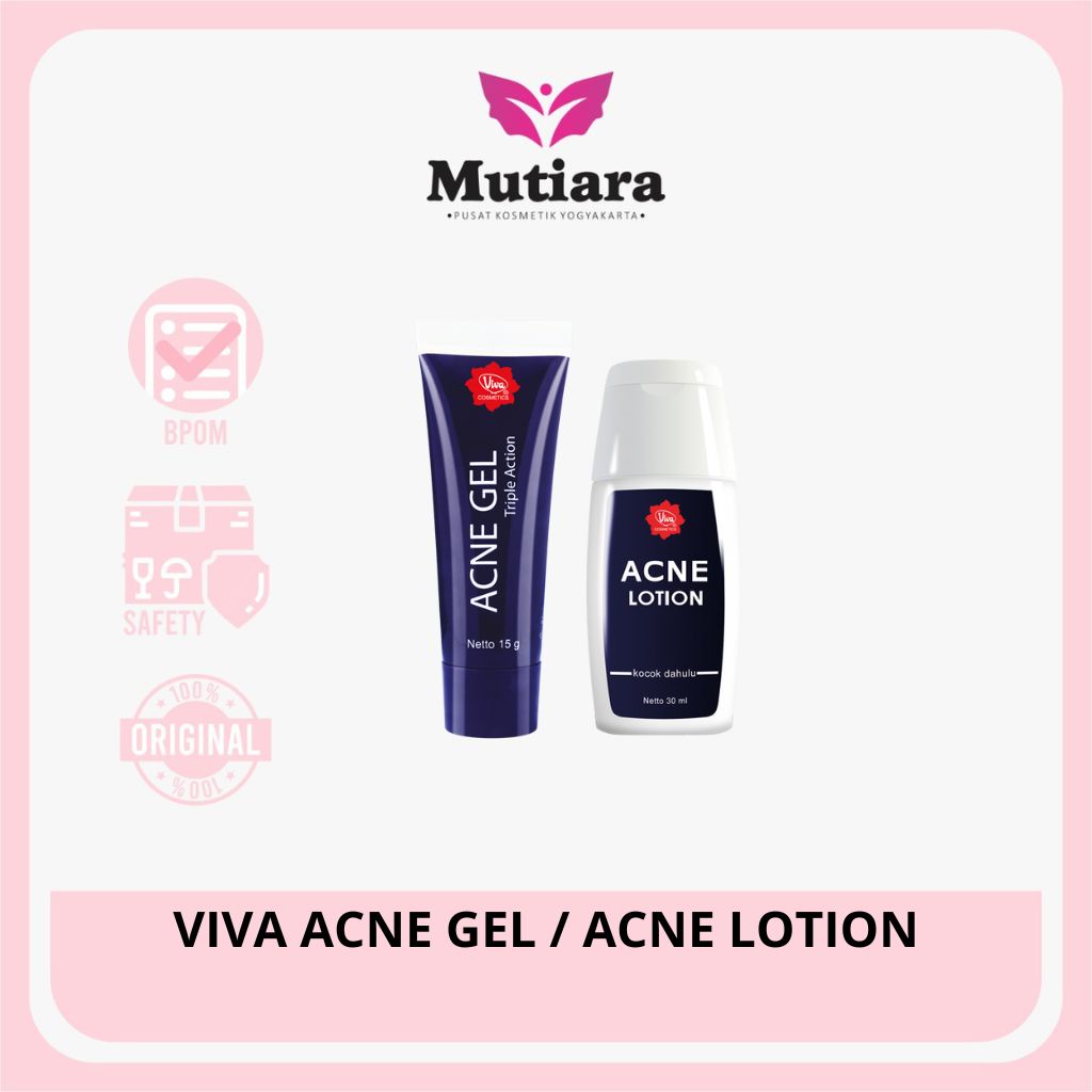 Jual VIVA ACNE LOTION 30ML / GEL 15GR Shopee Indonesia