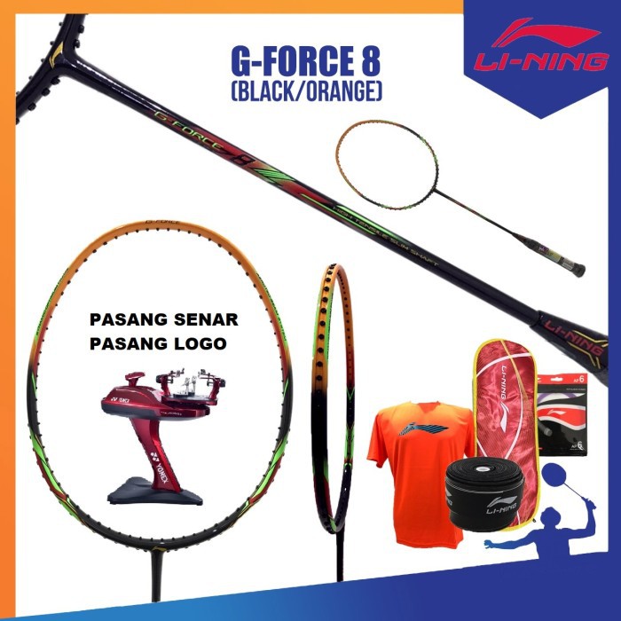 Raket Lining G Force 8 G FORCE 9 G FORCE 10 FREE PASANG SENAR