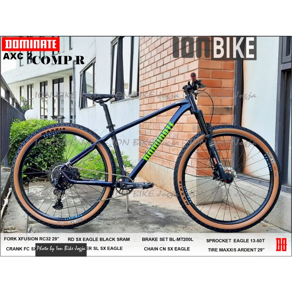 Sepeda MTB Dominate 29 AXC 2 Comp R With Sram Groupset 12 Speed 29er - AXC2 Comp2 Comp R2 Sram Group