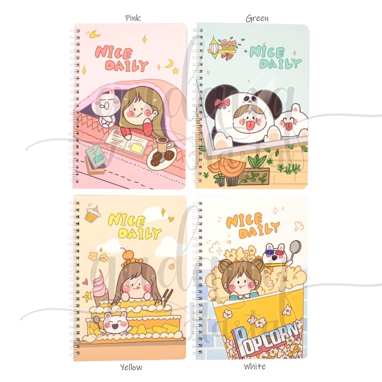 

GCC Notebook A5 Spiral Nice Daily Buku Tulis Motif Liburan GCC 308136