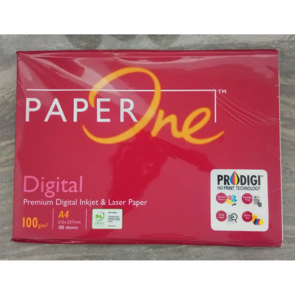 kertas hvs paperone A4 100 gsm paper one Shopee Indonesia