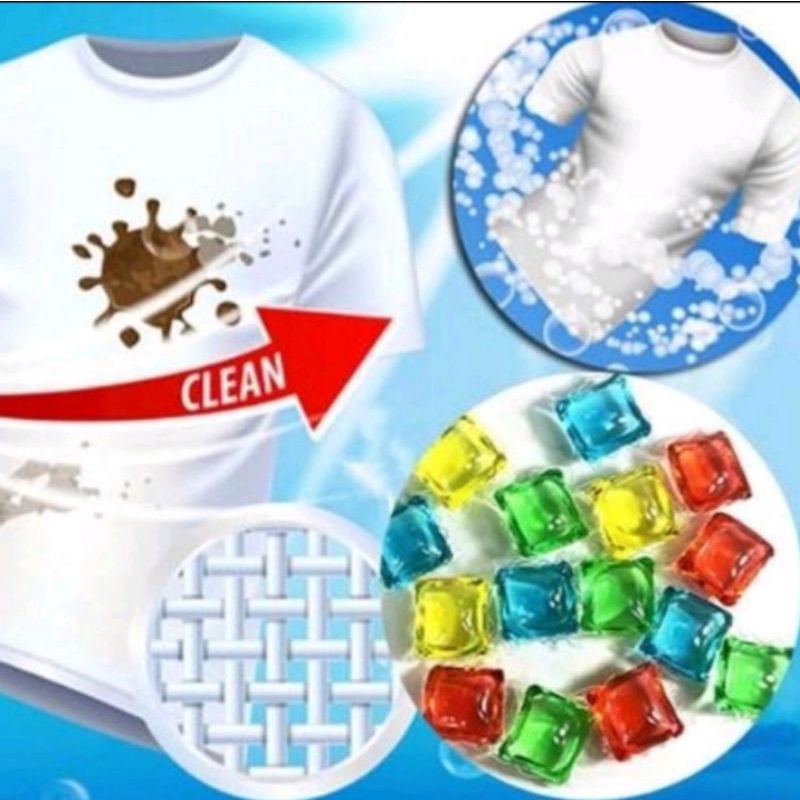 Detergen Laundry Gell Ball / Sabun Cair Cuci Baju Mini Unik