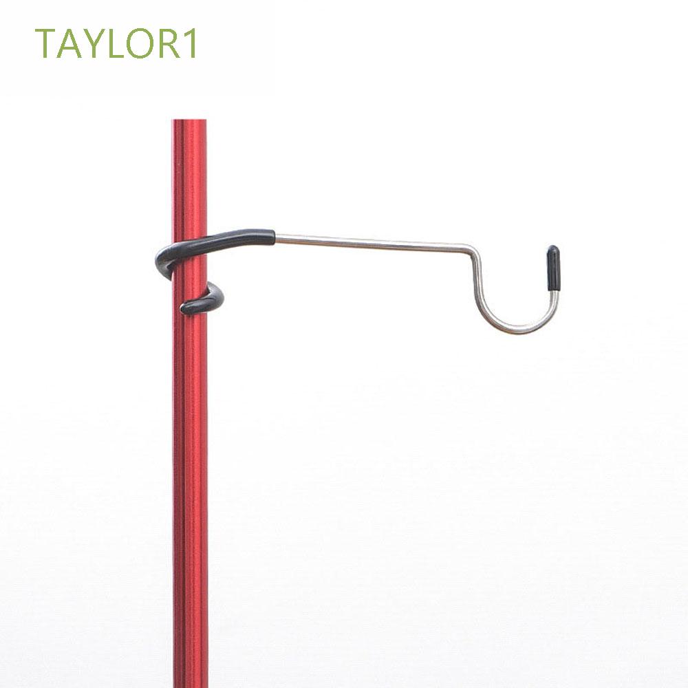 Taylor1 Kait Gantungan Lampu Tenda Portable Multifungsi Bahan Stainless Steel Untuk Camping / Outdoor