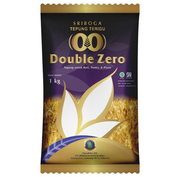 

Tepung Terigu DOUBLE ZERO 00 Sriboga 1kg - Double 00