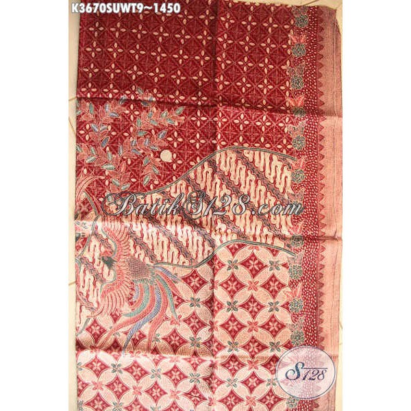 Kain Batik Premium Size 240x105cm, Jenis Tulis Sutra Twis Solo Cocok Untuk Baju Formal  K 3670 SUWT