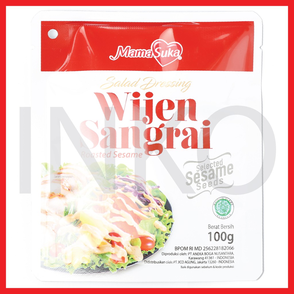 

MAMASUKA SALAD DRESSING WIJEN SANGRAI ROASTED SESAME SACHET 100G