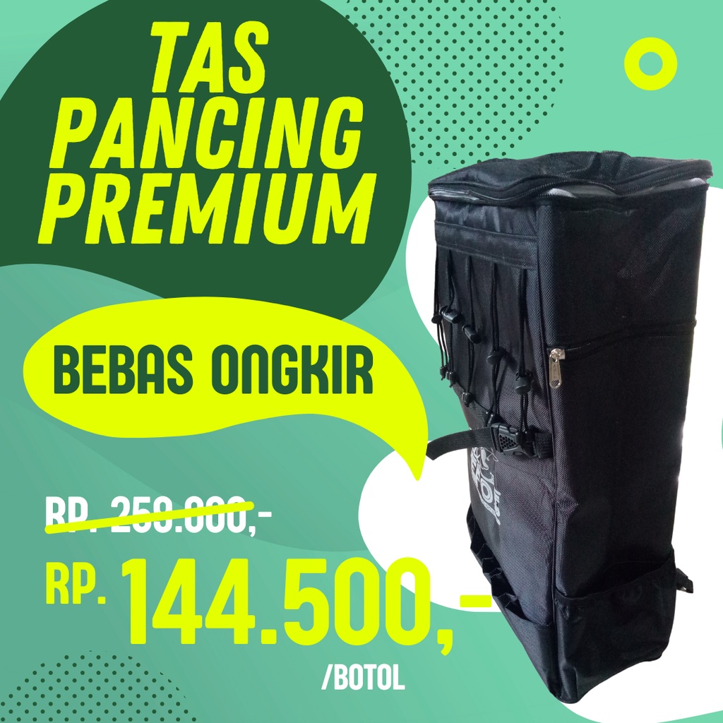 KOLOSEBO TAS PANCING RANSEL WADUKAN GENDONG UKURAN JORAN BESAR JUMBO MURAH ANTI AIR WATERPROOF HARDC