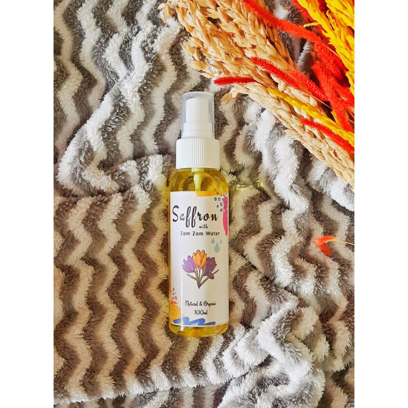 PREMIUM Saffron Water ORIGINAL 100 ml KEAJAIBAN Perawatan Wajah Cantik Lembut Bercahaya-2