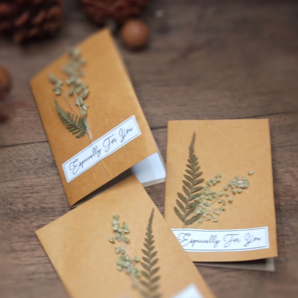 Kartu ucapan rustic vintage / greeting card / Gift card