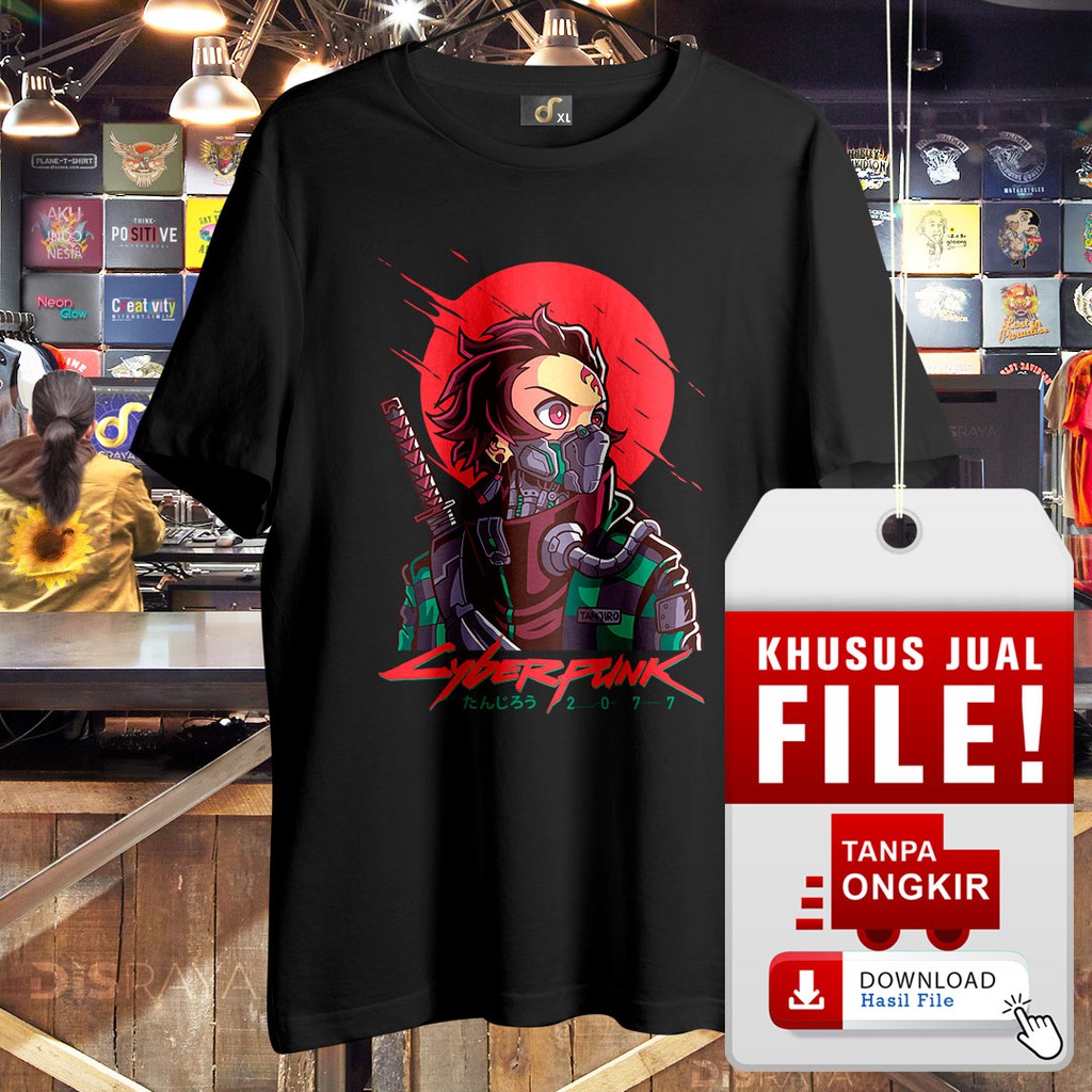 Jual File Satuan Produk Jasa Desain Kaos Custom Manga Anime Kimetsu No Yaiba Tanjiro Disraya 376 Shopee Indonesia