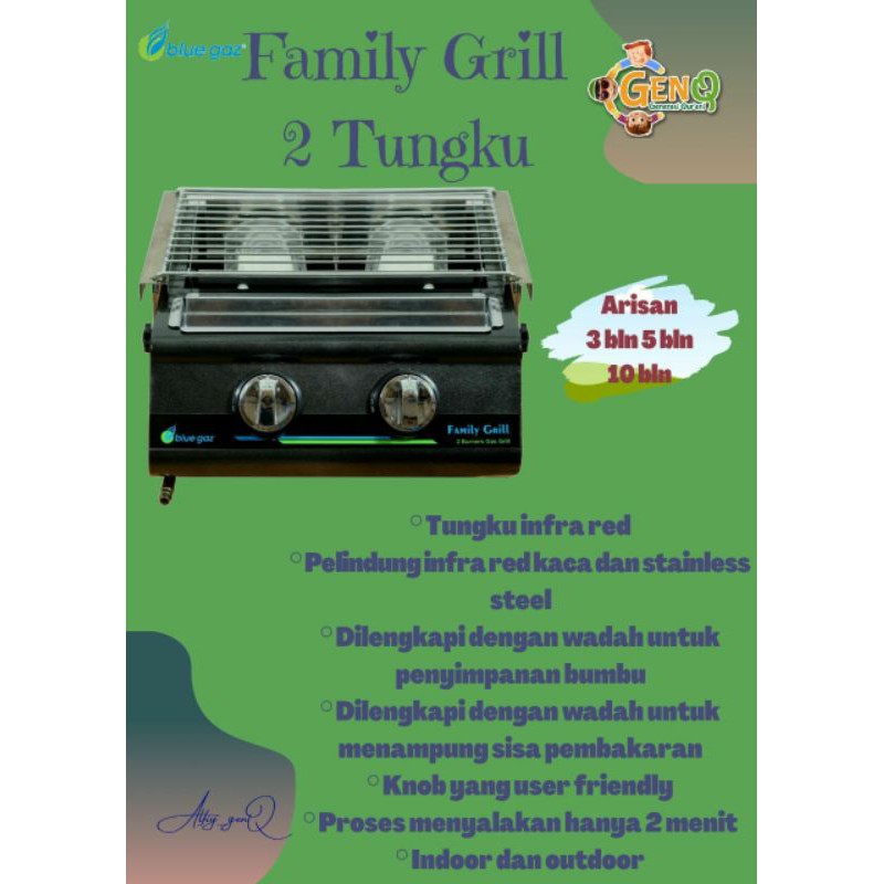 FAMILY GRILL BLUE GAS
