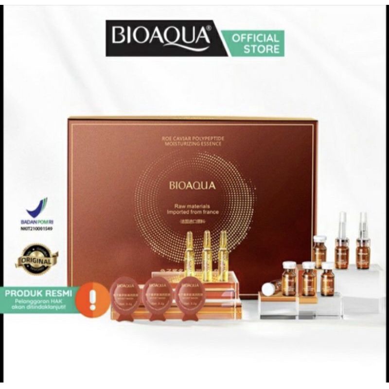 (PL) BIOAQUA ROE CAVIAR POLYPEPTIDE MOIZTURIZING ESSENCE/ bioaqua serum caviar/ bioaqua essence cavi