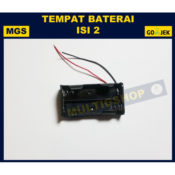 10Pcs Tempat Baterai A2 isi 2