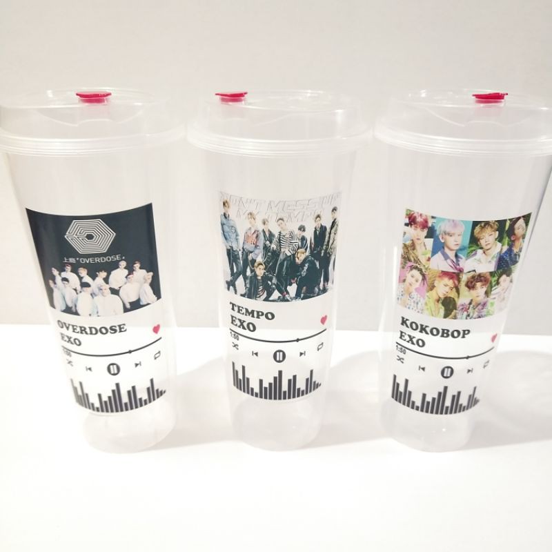 [ MHN BACA DESKRIPSI PRODUK ] Reusable Cup Spotify Kpop