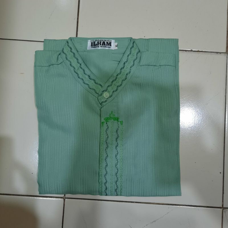 BAJU KOKO TAQWA DEWASA LENGAN PANJANG MURAHHHH-Hijau