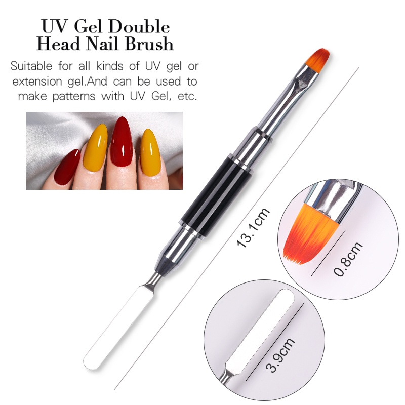 1pc Brush Nail Art UV Gel Kualitas Tinggi