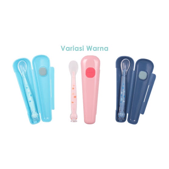 Babyqlo Silicone Baby Spoon Big - sendok makan bayi