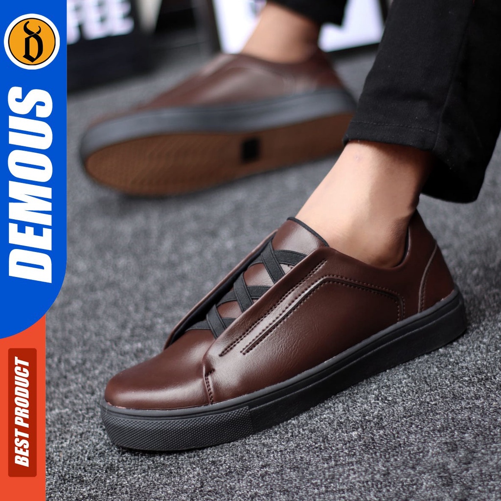 DEMOUS Rudeus - Sepatu Sneakers Pria Casual Terbaru