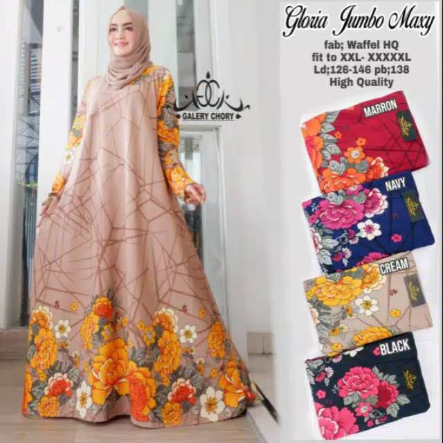 Gamis super jumbo polos/gamis jumbo polos busui