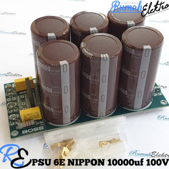 Kit PSU 6 Elco NIPPON 10000uf 100V Plus Skun