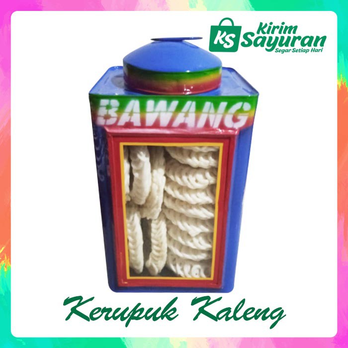 

KERUPUK KALENG PUTIH MATANG (KALENG BESI KACA + ISI 30 KERUPUK)