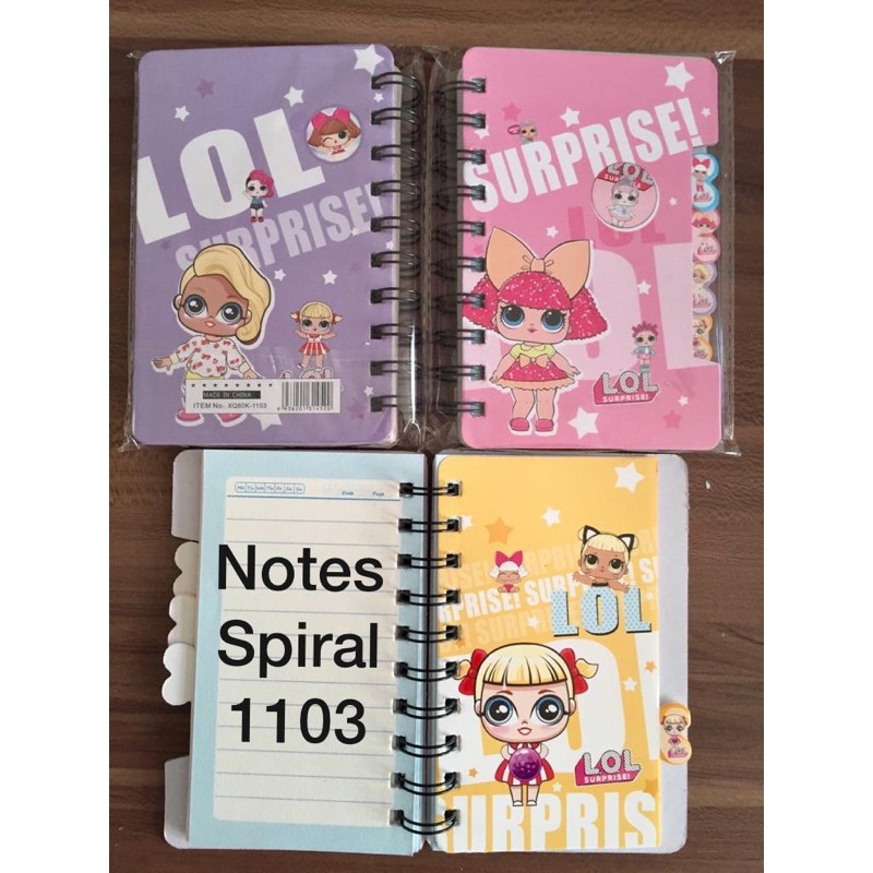 

Notes Spiral 1103 LOL
