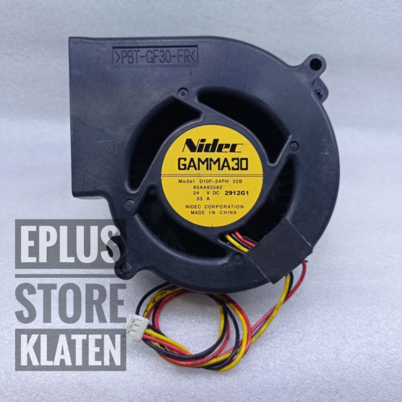 kipas keong 24V 33A 9cm Nidev GAMMA30 fan blower KP160