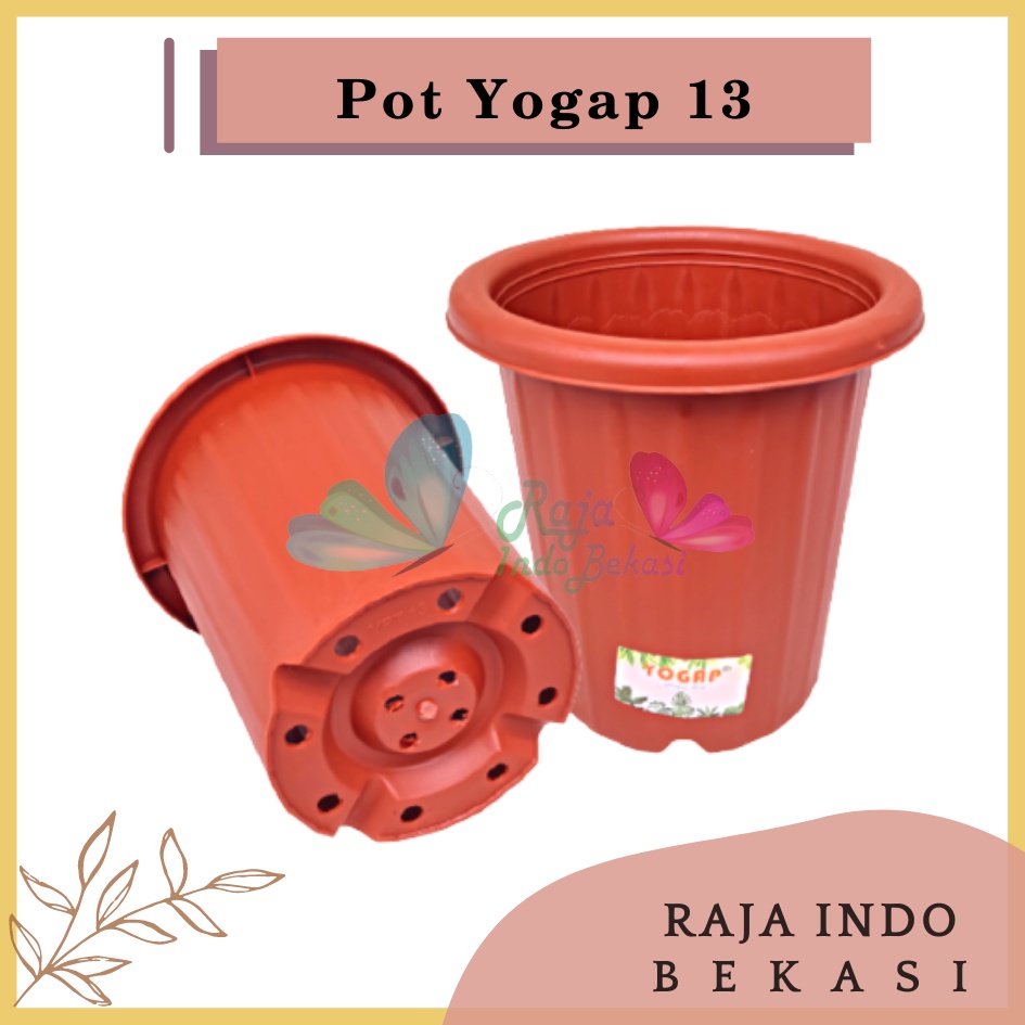 Pot Yogap 13 Merah Bata Coklat Bata Tinggi Tebal Berkualitas Pot Yogap 10 13 15 17 18 Murah