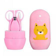 Gunting Kuku Bayi Gunting Kuku Set Manicure 4in1 +WADAH ABU ABU SBSKEBONSARI