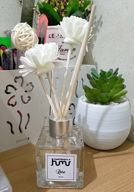 REED DIFFUSER PENGHARUM RUANGAN AROMATHERAPY ESSENTIAL OIL STICK RATTAN BALL STIK ROTAN AROMA TERAPI