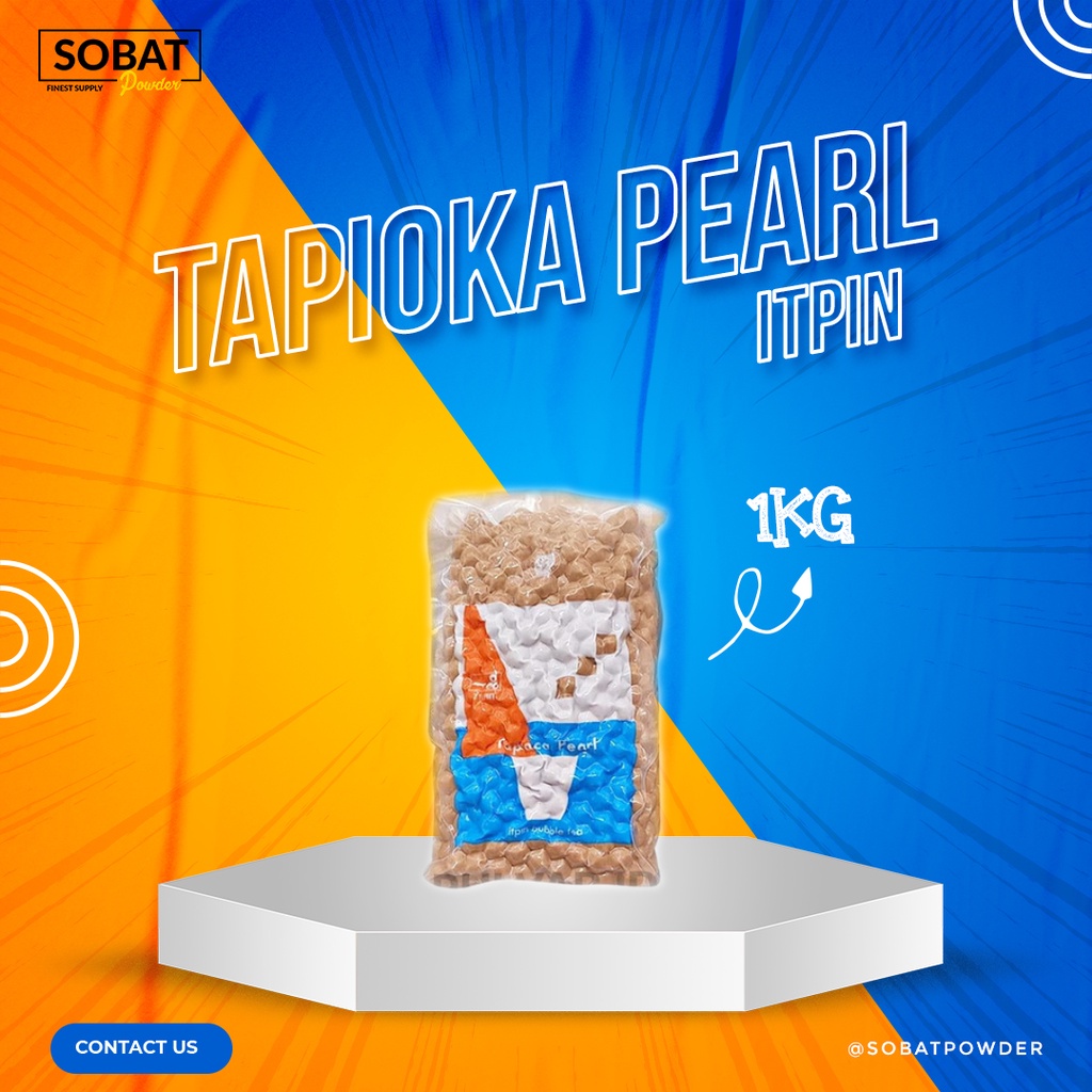 

Tapioka Pearl Premium 1kg | Toping Minuman Bubble Drink