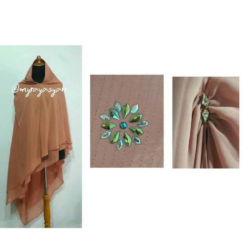 Khimar sisesa(Preloved)
