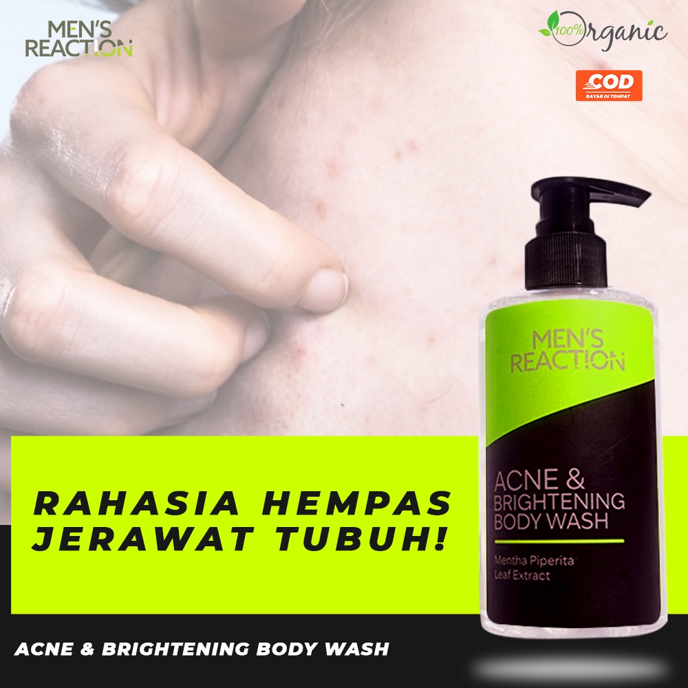 Body Wash Sabun Mandi Pria Acne Brightening Body Wash Mens Reaction