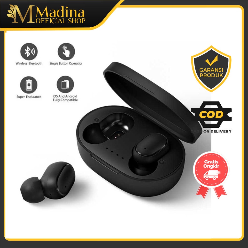 Robotsky TWS Earphone True Wireless Bluetooth Charging Dock A6S