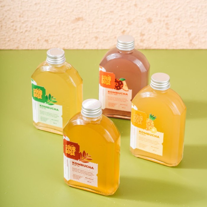 

✨COD✨ [BUNDLING, LEBIH HEMAT] Kombucha 250ml - 4 Bottle | by Sourdose