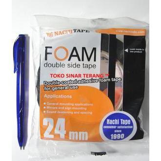 

Isolasi/Solasi/Selotip Bolak Balik/Double Tape Foam/Spon Nachi 1"24Mm Sin-Ter51 Ayo Beli