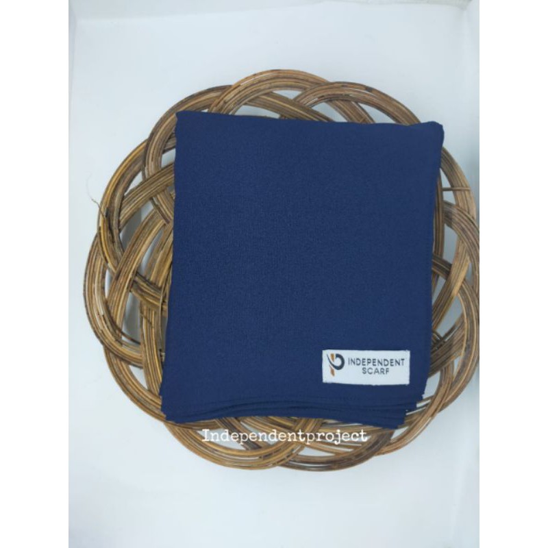Pashmina Tali Diamond Crepe 180x75-Navy