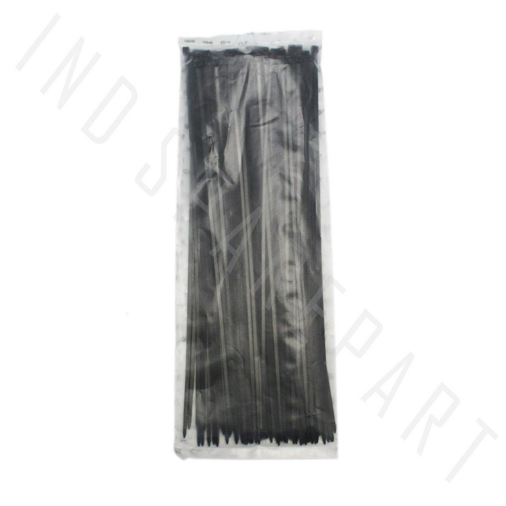 Kabel-Cable-Pengikat Nylon-Nilon Tie-Ties-Tis 4x300-4 x 300 mm Hitam 100 Pcs-Biji