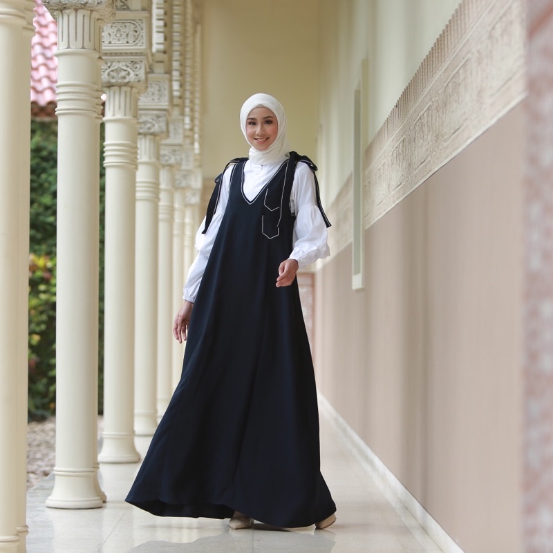Set Overall/Abaya/Dress Wanita/Dress Hijab/Maxi Dress