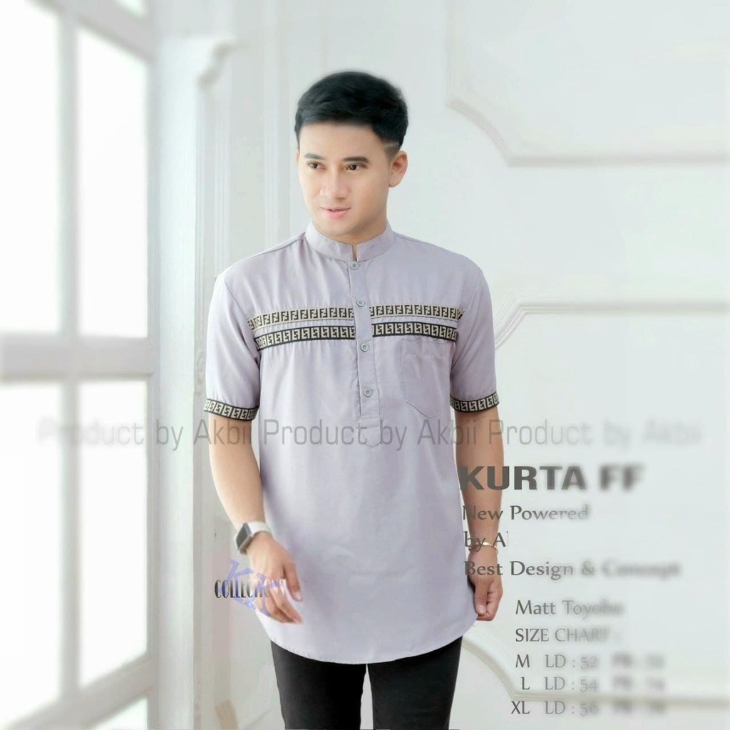 kk_collections koko kurta matt toyobo/koko pria/baju pria/koko/koko bordir asli/koko murah #kurta ff