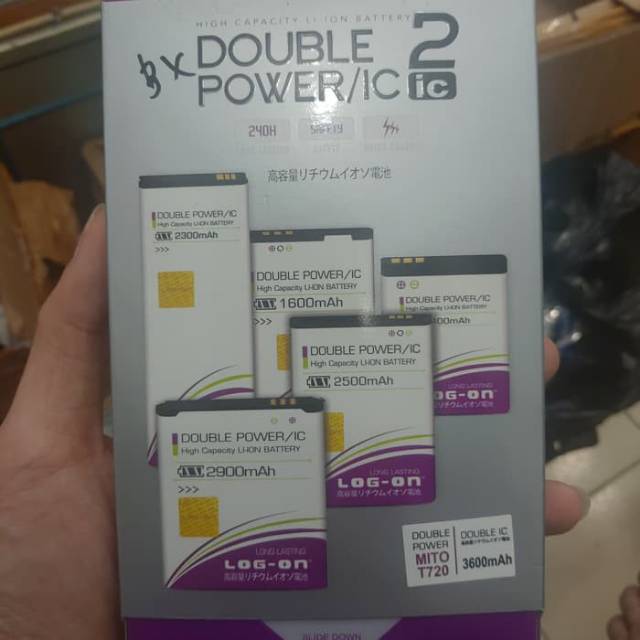 Baterai battery LOG-ON MITO T720 T500 T970