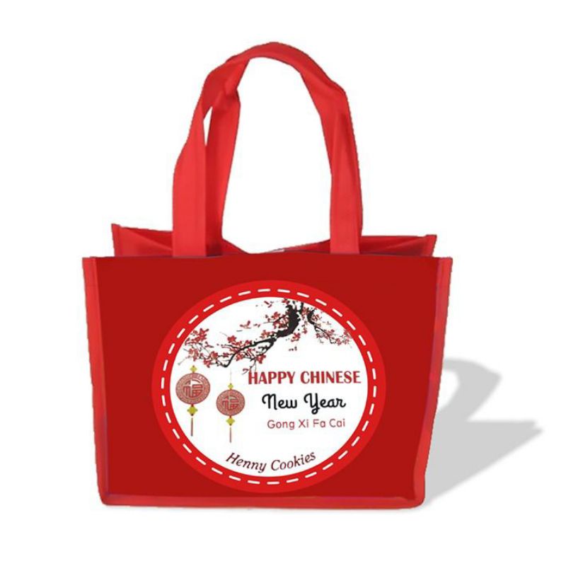 

Tas Goodie Bag Souvenir Imlek Happy Chinese New Year Gong Xi Fa Cai