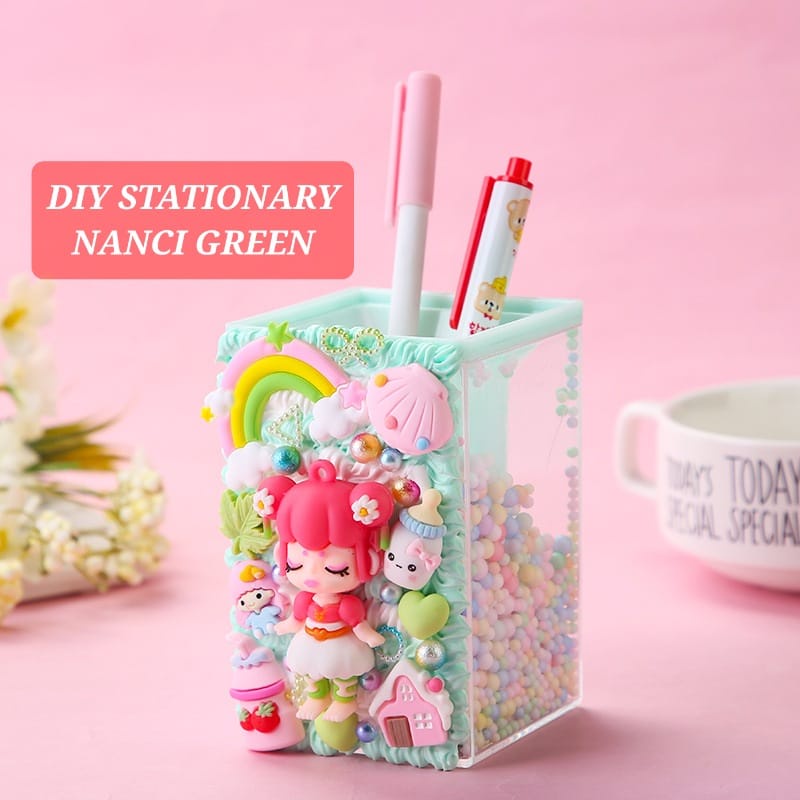 DIY STATIONARY HOLDER ALAT TULIS SEKOLAH KANTOR MAINAN EDUKASI ANAK MOTORIK KREATIF LUCU KADO ULANG TAHUN GIFT IMPOR