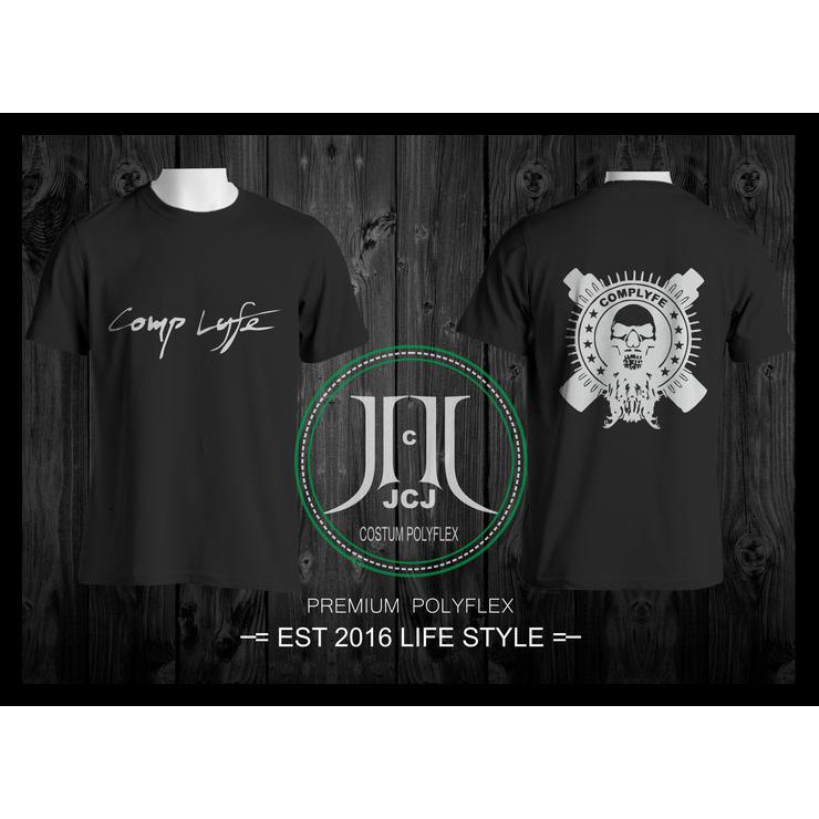 Baju Kaos Pria Distro Kaos/Gildan/24S/Vape/Vapor/Vaping/Complyfe/Av Comp Lyfe X Battle - Putih Murah